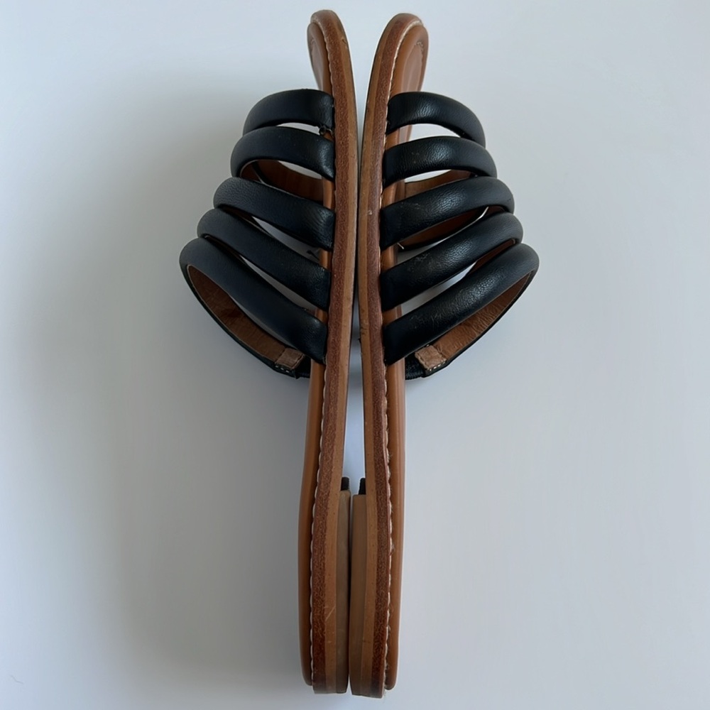 MADEWELL Addie slide sandal black leather size 6 - Picture 7 of 10